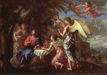 Christ Served by the Angels, Joseph Stella